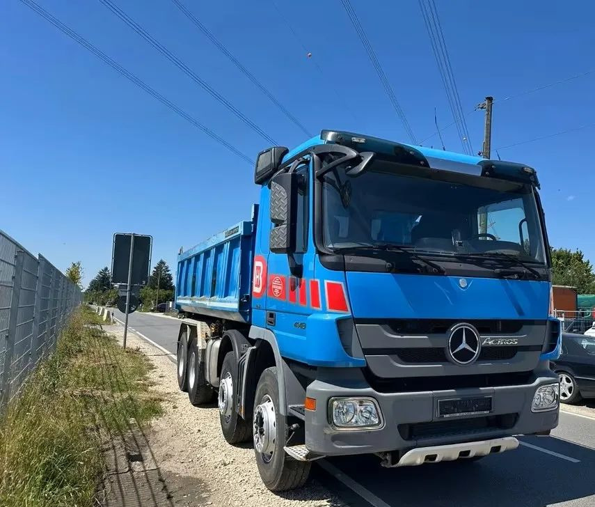 Mercedes-Benz ACTROS MP3 4148 MEILLER – wywrotka 2-stronna Bordmatic/ Retarder / Euro 5 - Самосвал камион: снимка 4 Mercedes-Benz ACTROS MP3 4148 MEILLER – wywrotka 2-stronna Bordmatic/ Retarder / Euro 5 - Самосвал камион: снимка 4