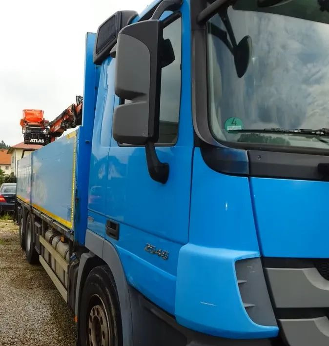 Mercedes-Benz Actros 2546/6x2/455KM/ zabudowana platforma ładunkowa / Kran Atlas 165.2 – żuraw hydrauliczny Atlas z chwytakiem do podnoszenia i przenoszenia ładunków / sterowana oś podnoszona / Euro - Бордови камион, Камион с кран: снимка 2 Mercedes-Benz Actros 2546/6x2/455KM/ zabudowana platforma ładunkowa / Kran Atlas 165.2 – żuraw hydrauliczny Atlas z chwytakiem do podnoszenia i przenoszenia ładunków / sterowana oś podnoszona / Euro - Бордови камион, Камион с кран: снимка 2