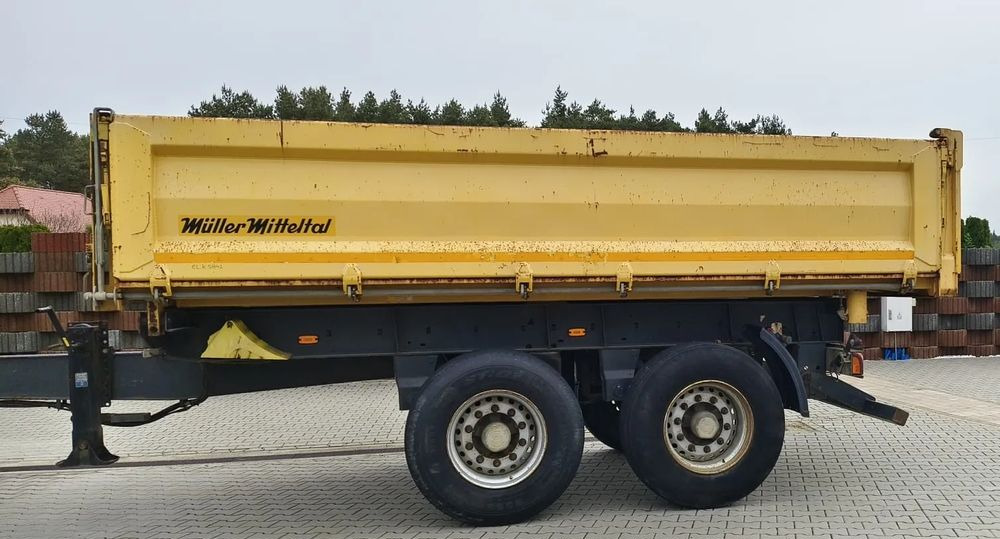 Miller Tandem R180 | Wywrotka 3-stronna | Pneumatyczne zawieszenie | Bordmatik | 2013 | Oś podnoszona - Самосвал ремарке: снимка 3 Miller Tandem R180 | Wywrotka 3-stronna | Pneumatyczne zawieszenie | Bordmatik | 2013 | Oś podnoszona - Самосвал ремарке: снимка 3