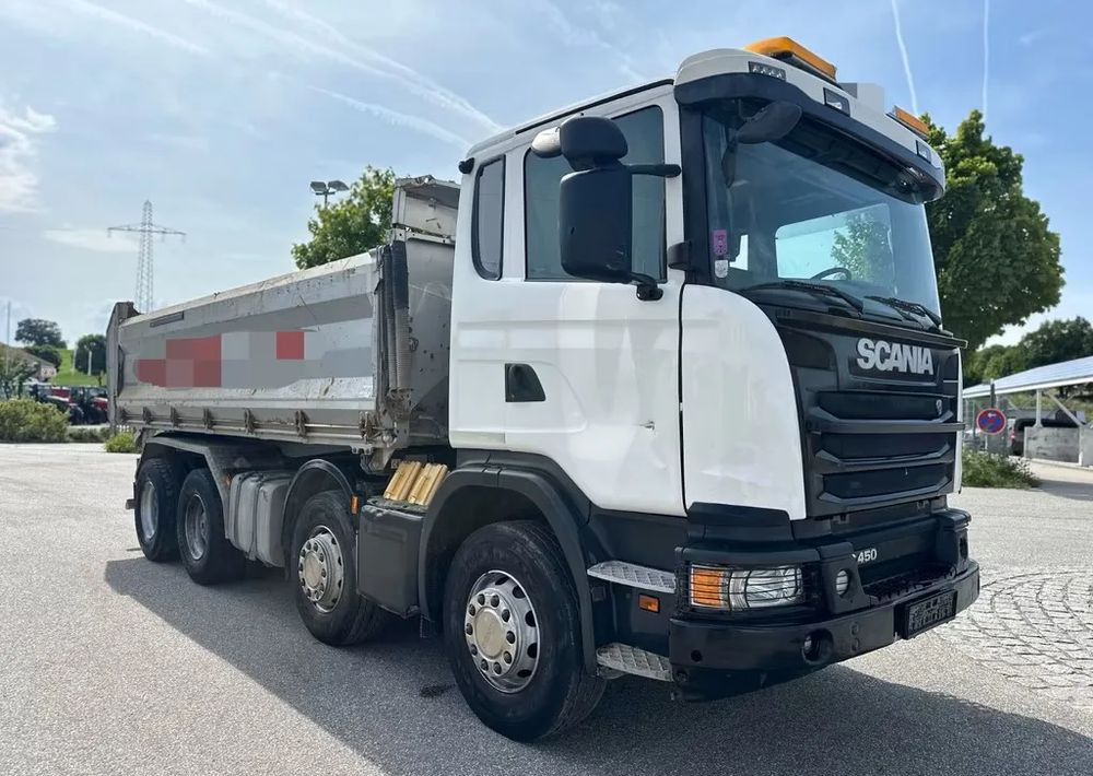 Scania G450 8x4 / Trójstronna Wywrotka / 1. właściciel / 2016 / Półautomat/Bordmatik - Самосвал камион: снимка 1 Scania G450 8x4 / Trójstronna Wywrotka / 1. właściciel / 2016 / Półautomat/Bordmatik - Самосвал камион: снимка 1