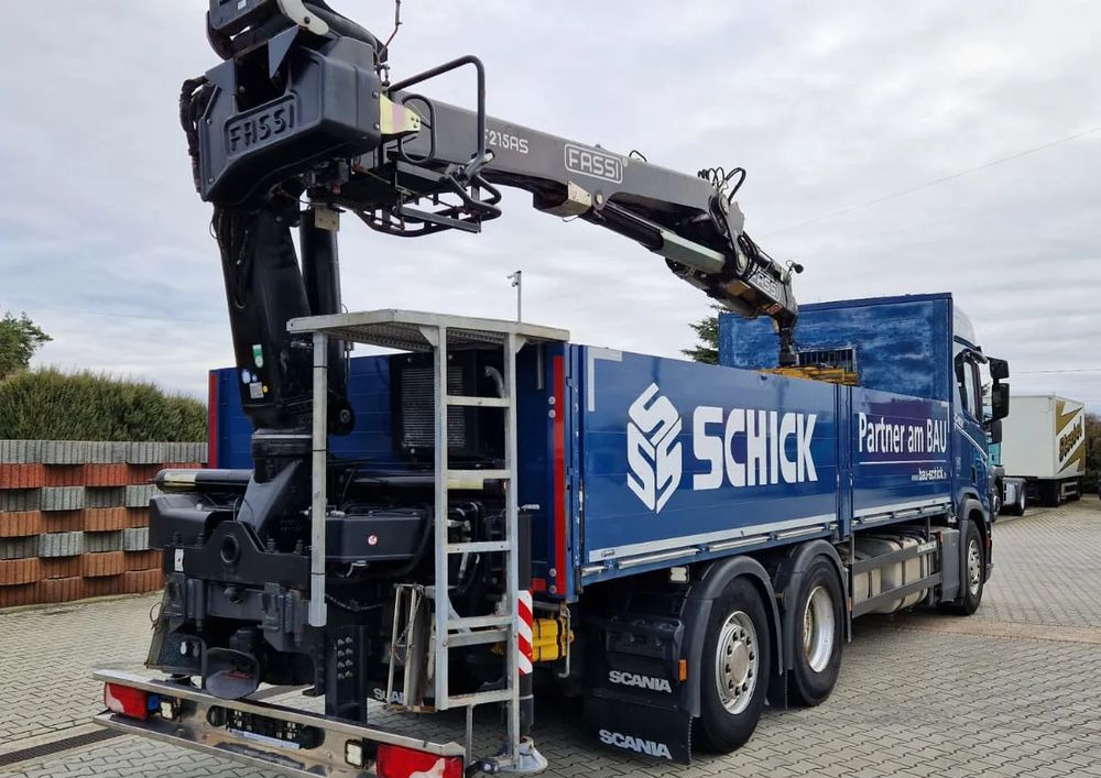 Scania Scania/ R 500/ 6x2 /Fassi F 215 AS - Бордови камион, Камион с кран: снимка 5 Scania Scania/ R 500/ 6x2 /Fassi F 215 AS - Бордови камион, Камион с кран: снимка 5