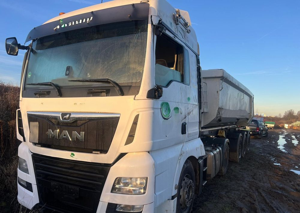 MAN TGX 500 KM (2017) / EURO 6 + Naczepa wywrotka 3-osiowa CARNEHL (2021) / oś podnoszona - Влекач, Самосвал полуремарке: снимка 1 MAN TGX 500 KM (2017) / EURO 6 + Naczepa wywrotka 3-osiowa CARNEHL (2021) / oś podnoszona - Влекач, Самосвал полуремарке: снимка 1