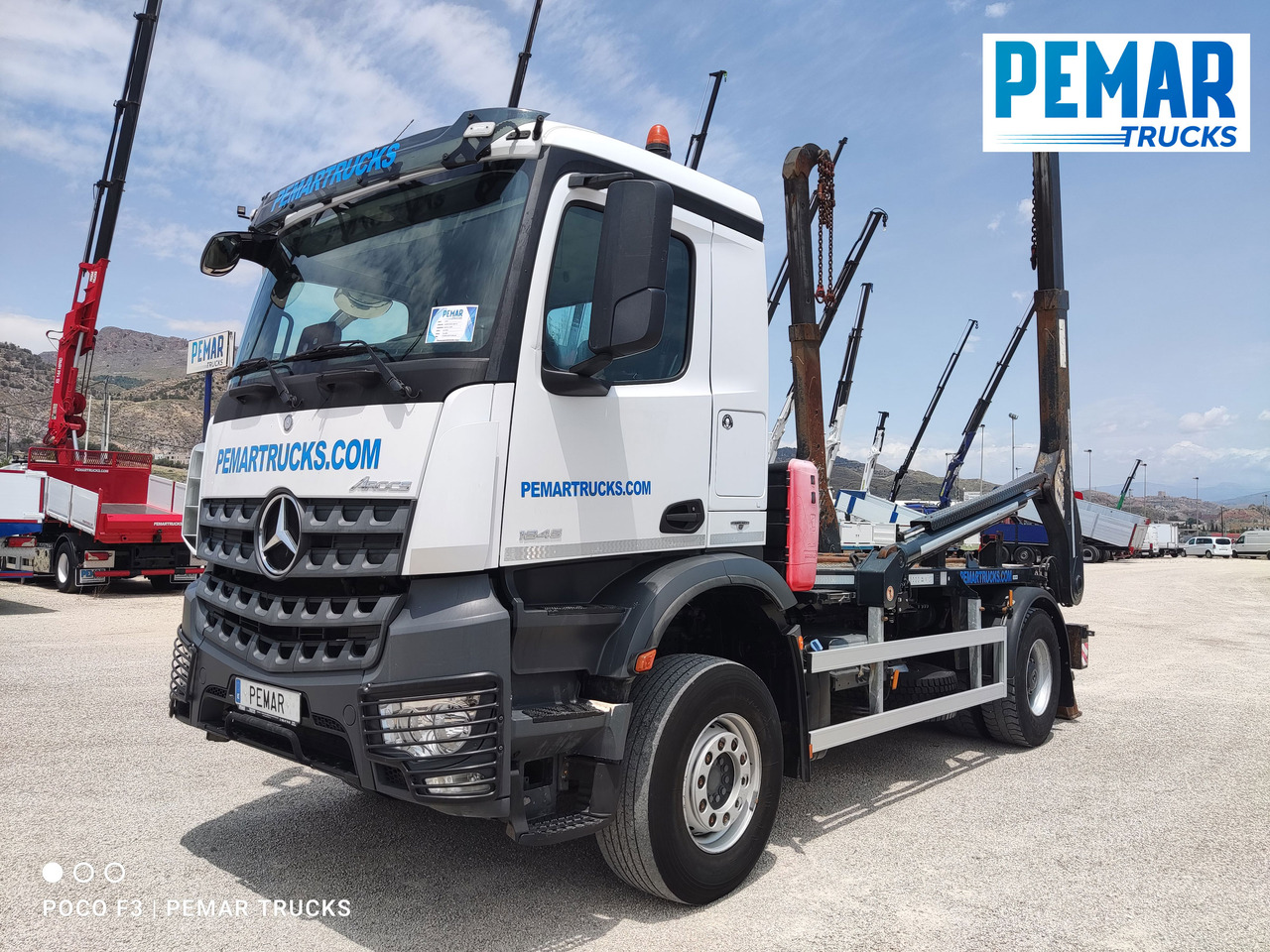 MERCEDES-BENZ AROCS 1845 PORTACONTENEDOR CADENA - Мултилифт за контейнери камион: снимка 1 MERCEDES-BENZ AROCS 1845 PORTACONTENEDOR CADENA - Мултилифт за контейнери камион: снимка 1