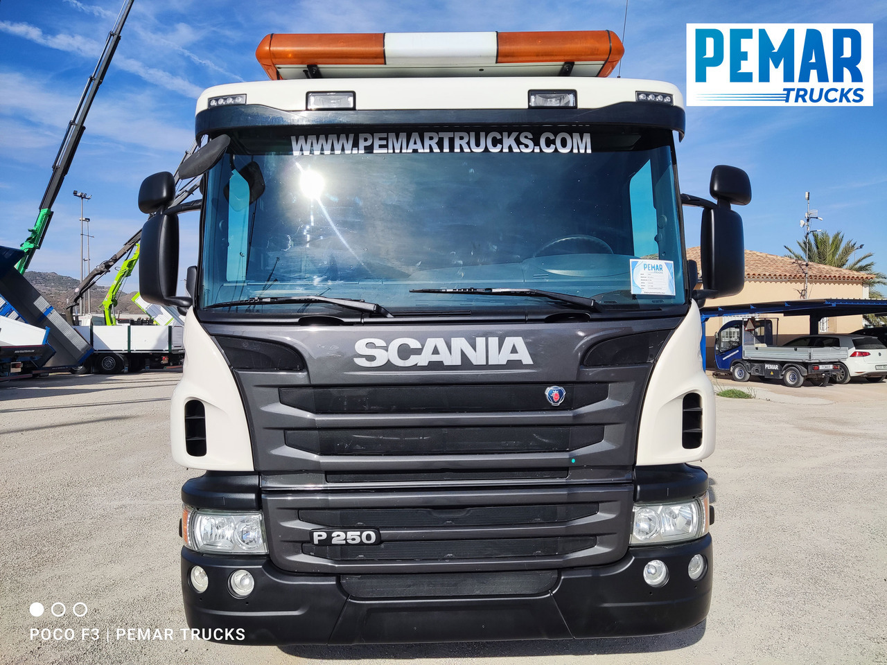 SCANIA P 250 GRUA CAJA FIJA - Камион с кран: снимка 3 SCANIA P 250 GRUA CAJA FIJA - Камион с кран: снимка 3