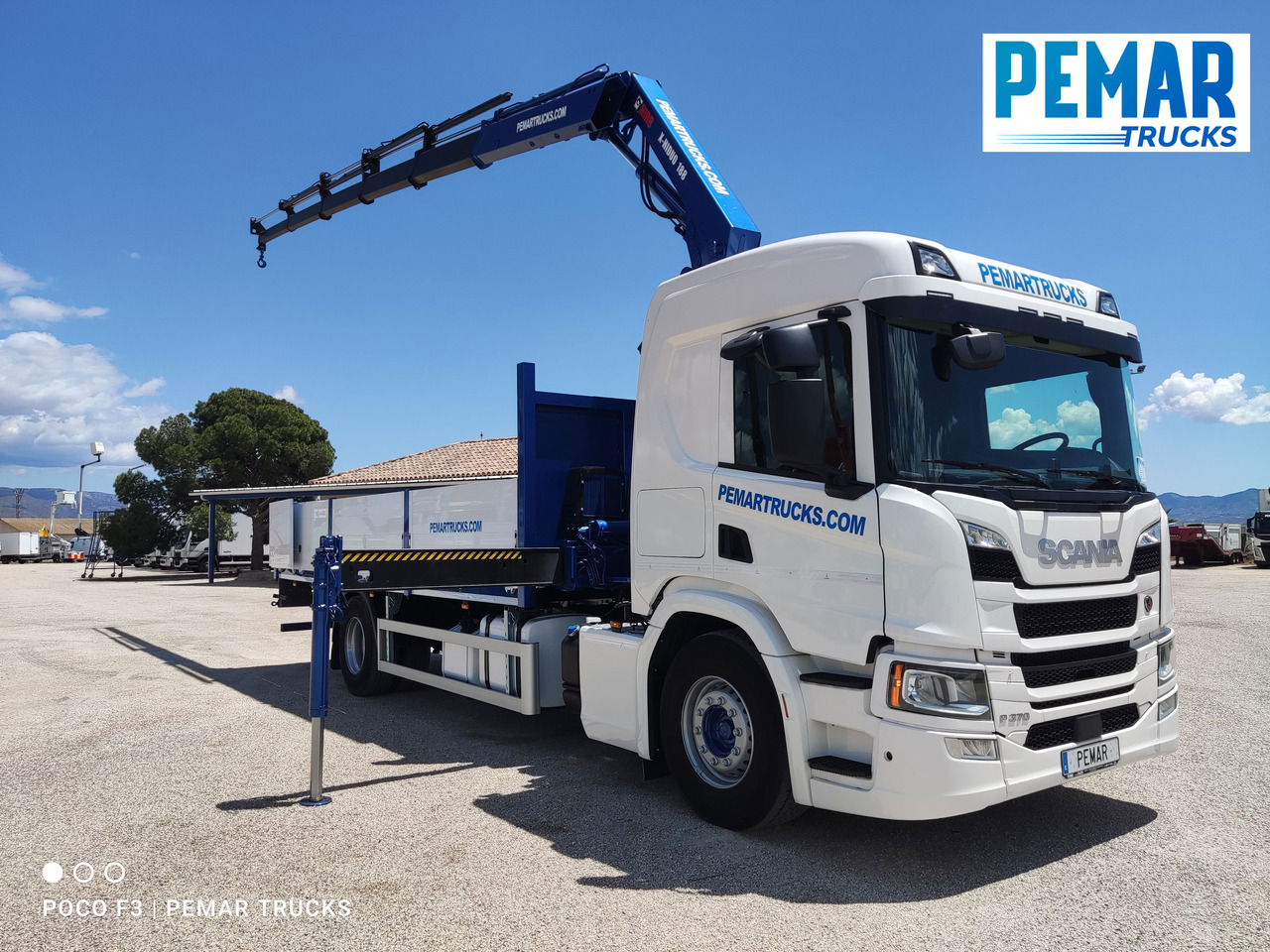 SCANIA P 370 GRUA CAJA FIJA 18T - Камион с кран: снимка 3 SCANIA P 370 GRUA CAJA FIJA 18T - Камион с кран: снимка 3