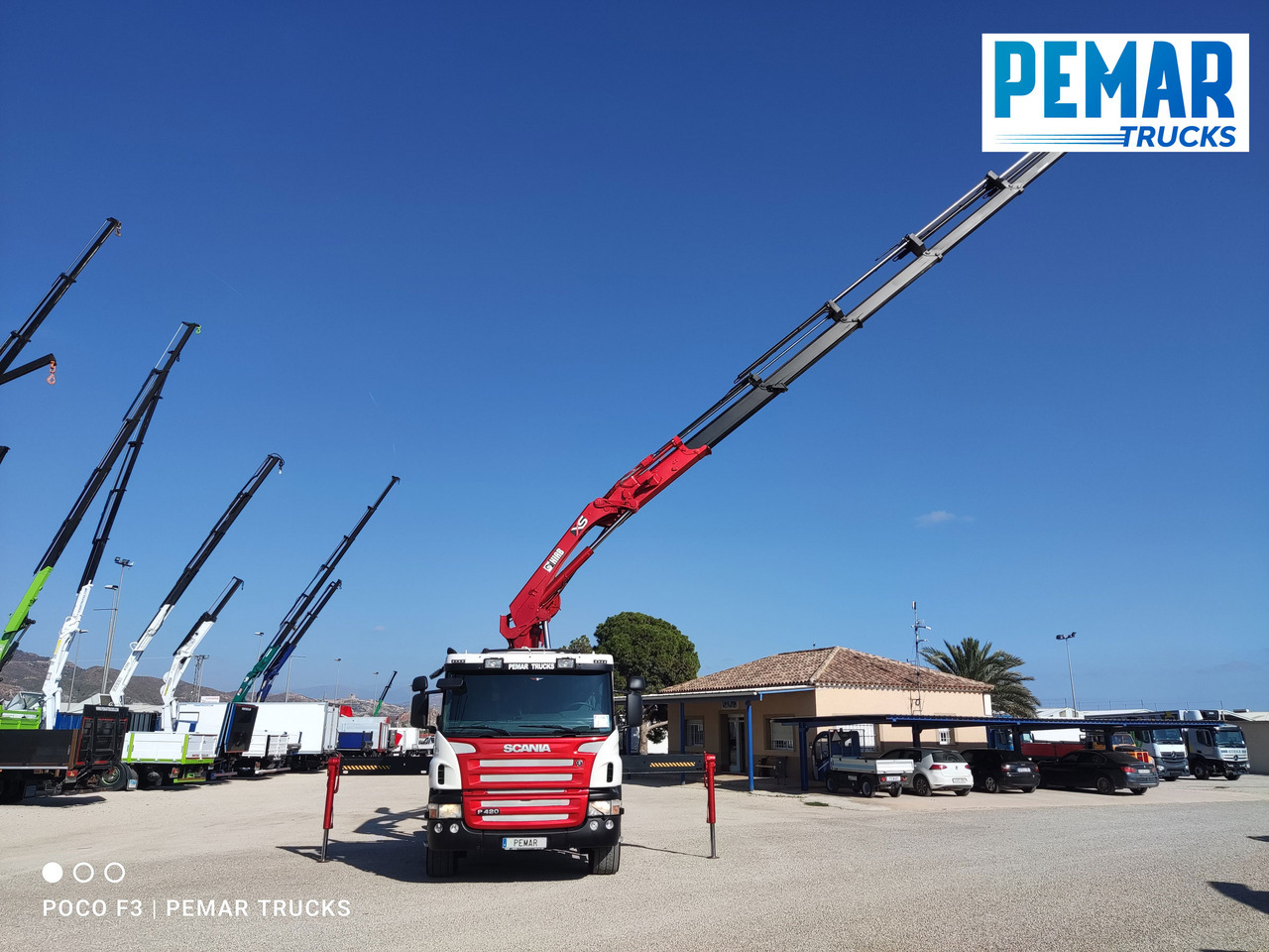 Камион с кран SCANIA P 420 GRUA GANCHO MULTILIFT 6X2: снимка 25
