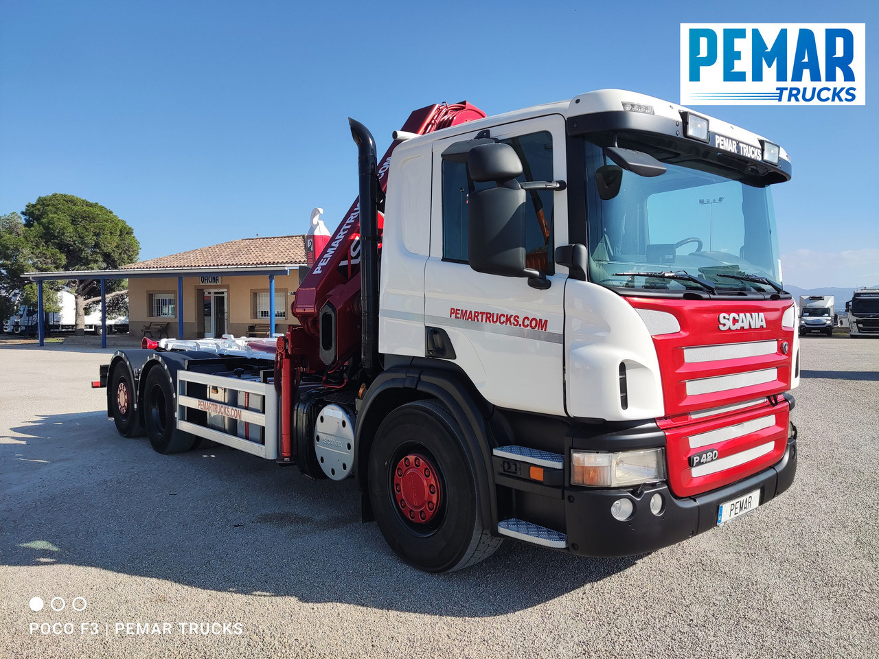 SCANIA P 420 GRUA GANCHO MULTILIFT 6X2 - Камион с кран: снимка 4 SCANIA P 420 GRUA GANCHO MULTILIFT 6X2 - Камион с кран: снимка 4