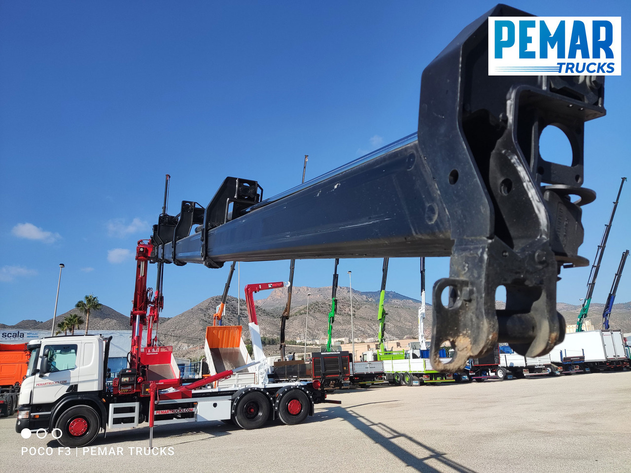 Камион с кран SCANIA P 420 GRUA GANCHO MULTILIFT 6X2: снимка 27
