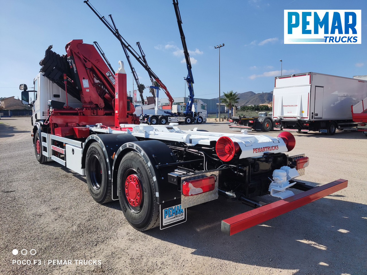 Камион с кран SCANIA P 420 GRUA GANCHO MULTILIFT 6X2: снимка 8