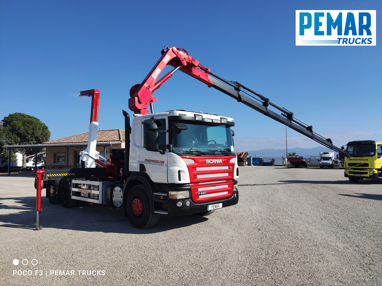 Камион с кран SCANIA P 420 GRUA GANCHO MULTILIFT 6X2: снимка 28