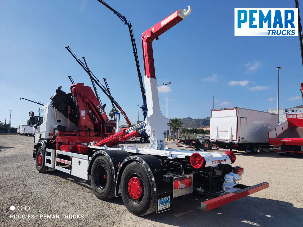 Камион с кран SCANIA P 420 GRUA GANCHO MULTILIFT 6X2: снимка 15
