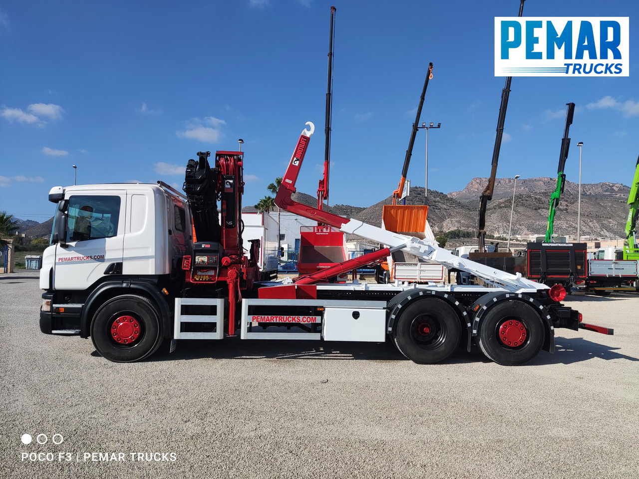 Камион с кран SCANIA P 420 GRUA GANCHO MULTILIFT 6X2: снимка 10