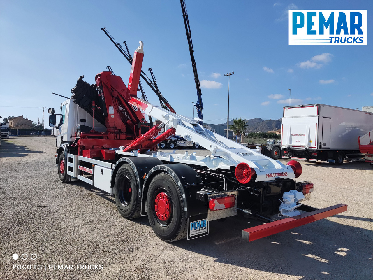 Камион с кран SCANIA P 420 GRUA GANCHO MULTILIFT 6X2: снимка 11
