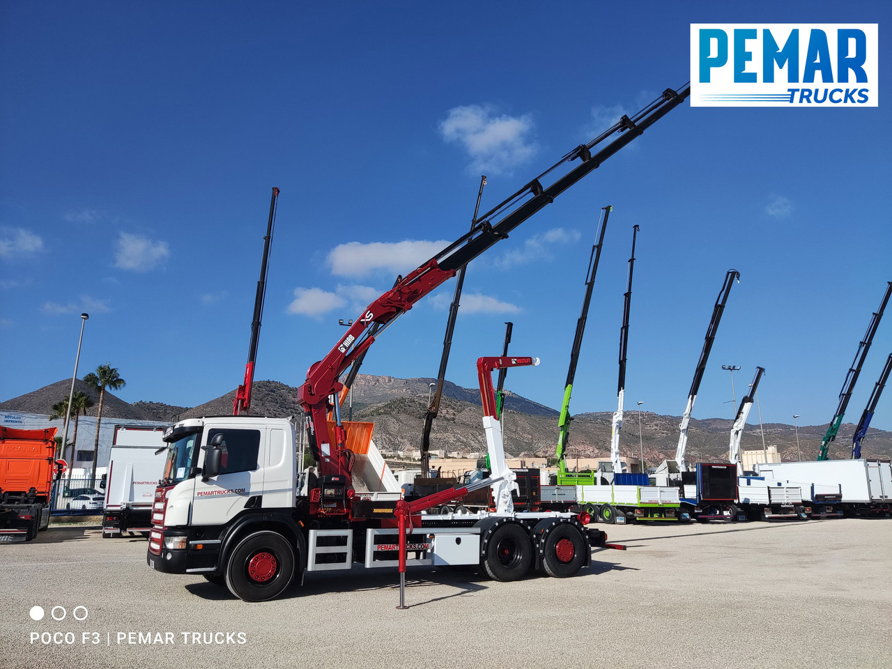 Камион с кран SCANIA P 420 GRUA GANCHO MULTILIFT 6X2: снимка 24