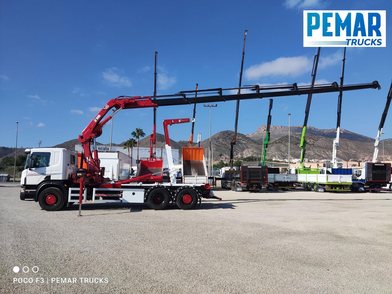 Камион с кран SCANIA P 420 GRUA GANCHO MULTILIFT 6X2: снимка 23