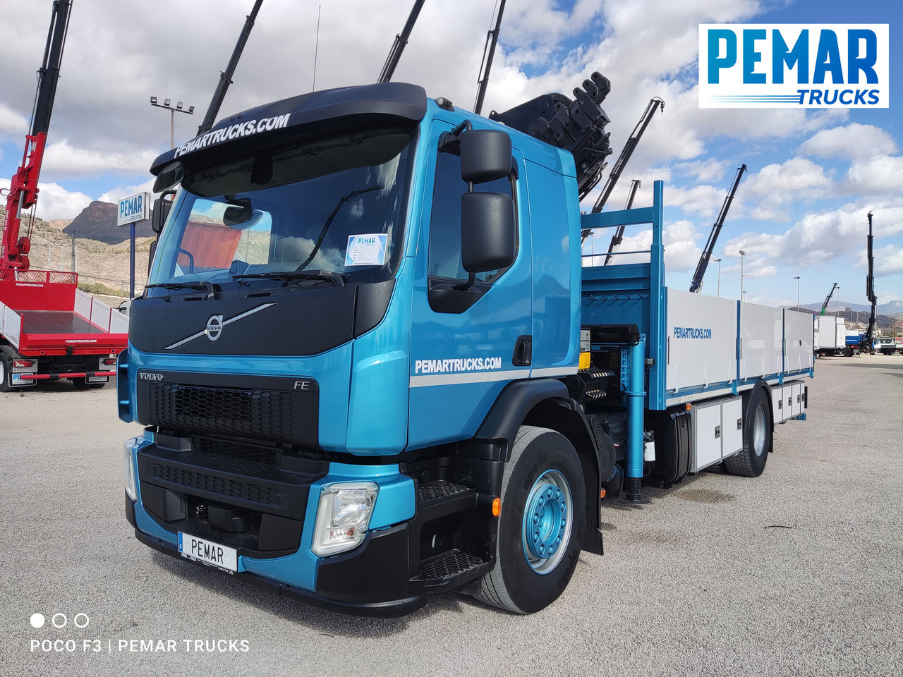 VOLVO FE 320 GRUA CAJA FIJA - Камион с кран: снимка 2 VOLVO FE 320 GRUA CAJA FIJA - Камион с кран: снимка 2