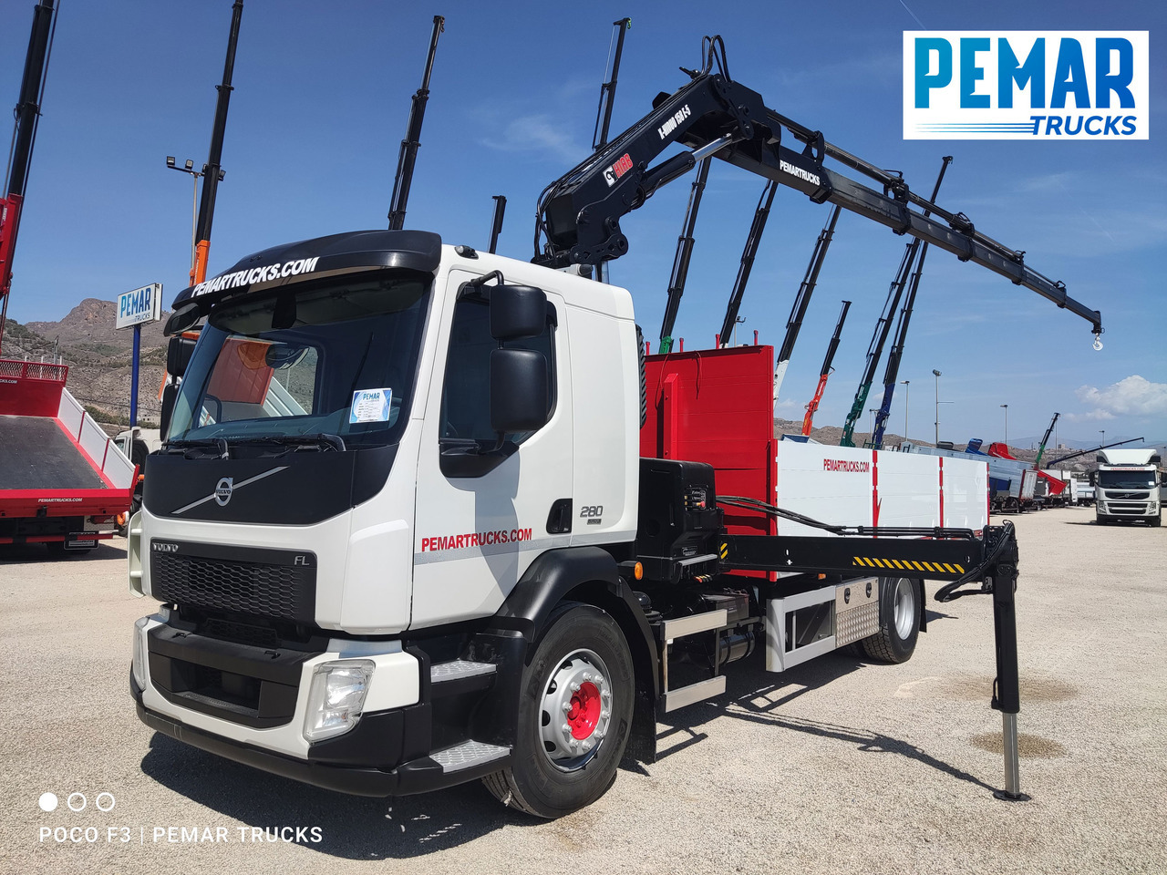 VOLVO FL 280 GRUA CAJA FIJA EURO 6 - Камион с кран: снимка 1 VOLVO FL 280 GRUA CAJA FIJA EURO 6 - Камион с кран: снимка 1