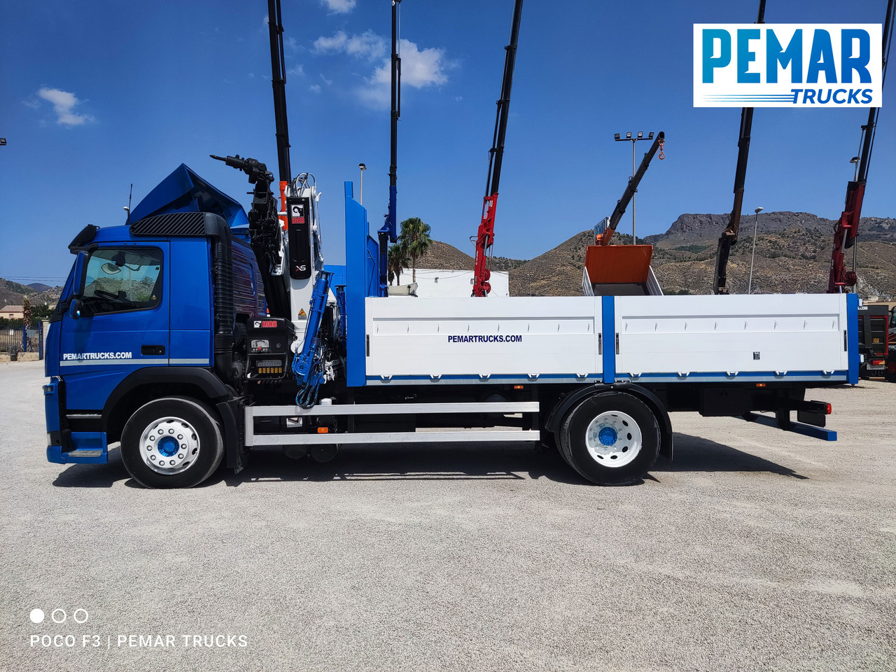 Камион с кран VOLVO FM 330 GRUA CAJA FIJA: снимка 17