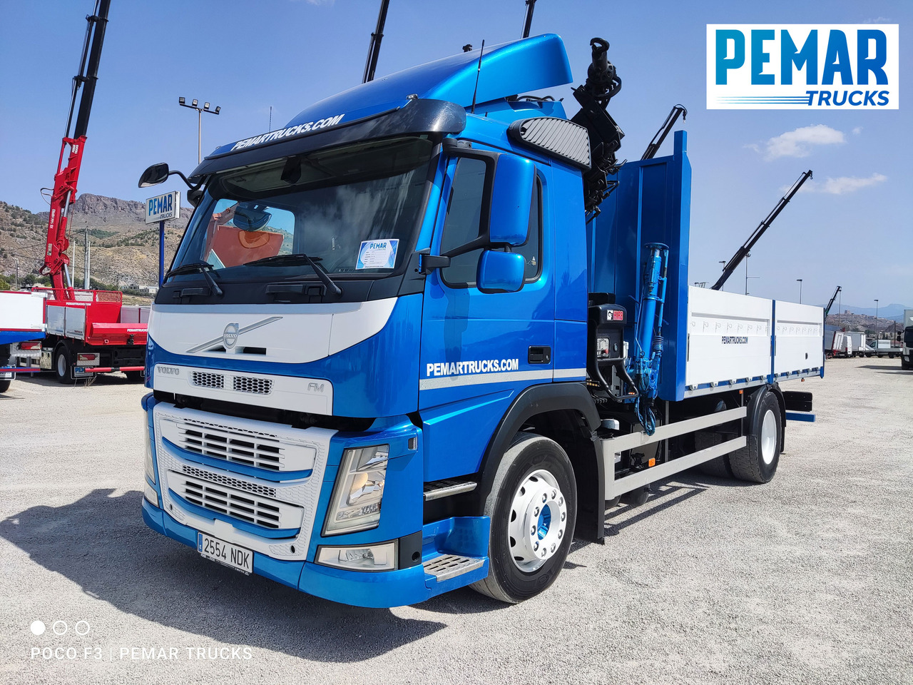 Камион с кран VOLVO FM 330 GRUA CAJA FIJA: снимка 10