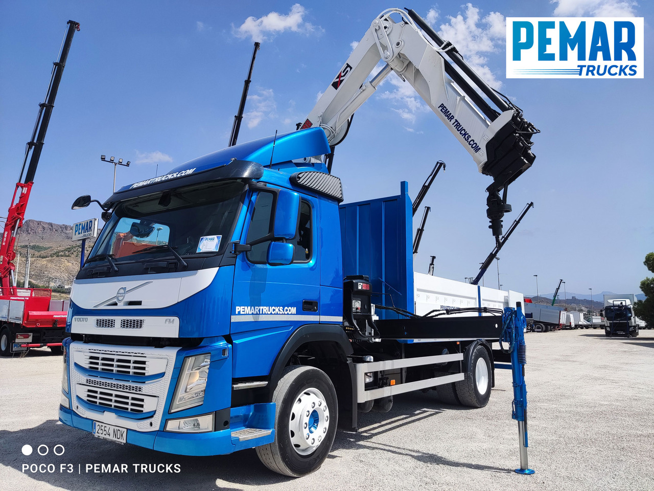 Камион с кран VOLVO FM 330 GRUA CAJA FIJA: снимка 9