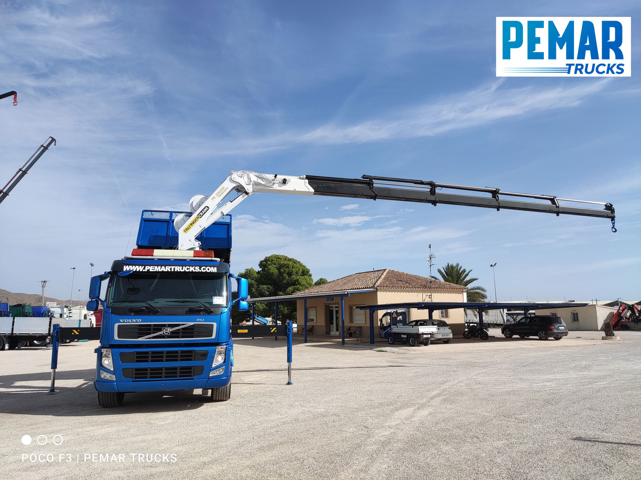 Самосвал камион, Камион с кран VOLVO FM 400 6X2 GRUA PALFINGER PK 23002 BASCULANTE: снимка 25