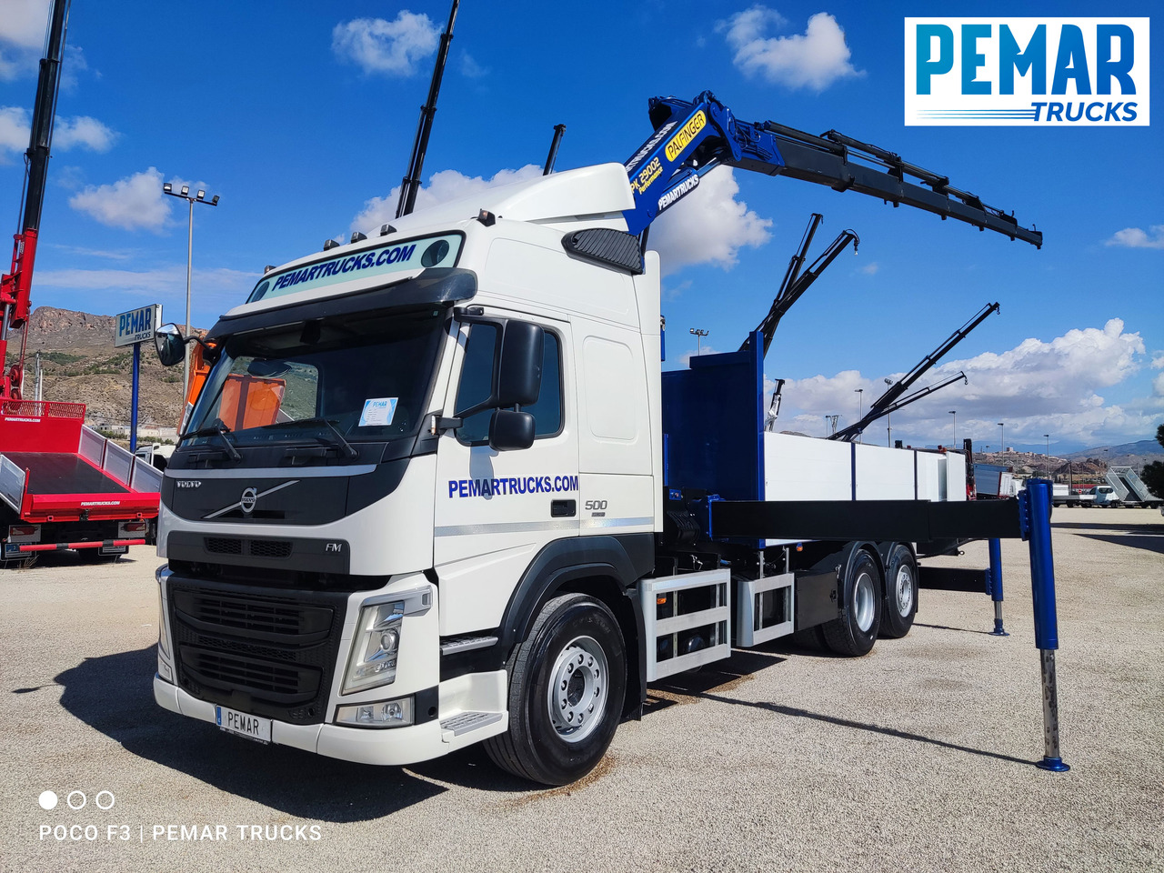 VOLVO FM 500 6X2 GRUA CAJA FIJA - Камион с кран: снимка 1 VOLVO FM 500 6X2 GRUA CAJA FIJA - Камион с кран: снимка 1