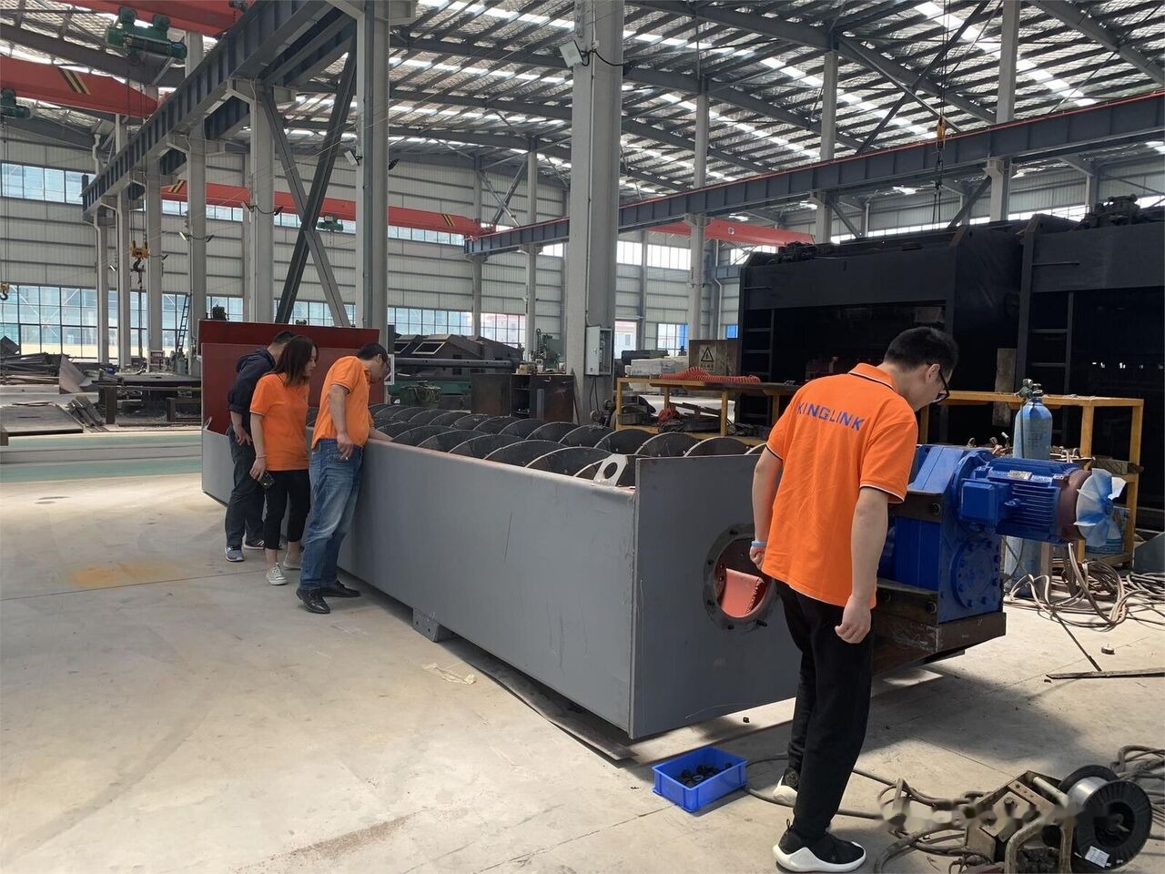 Kinglink 44" Screw Sand Washing Machine 2LSX1115 - Пресевна инсталация: снимка 4 Kinglink 44" Screw Sand Washing Machine 2LSX1115 - Пресевна инсталация: снимка 4