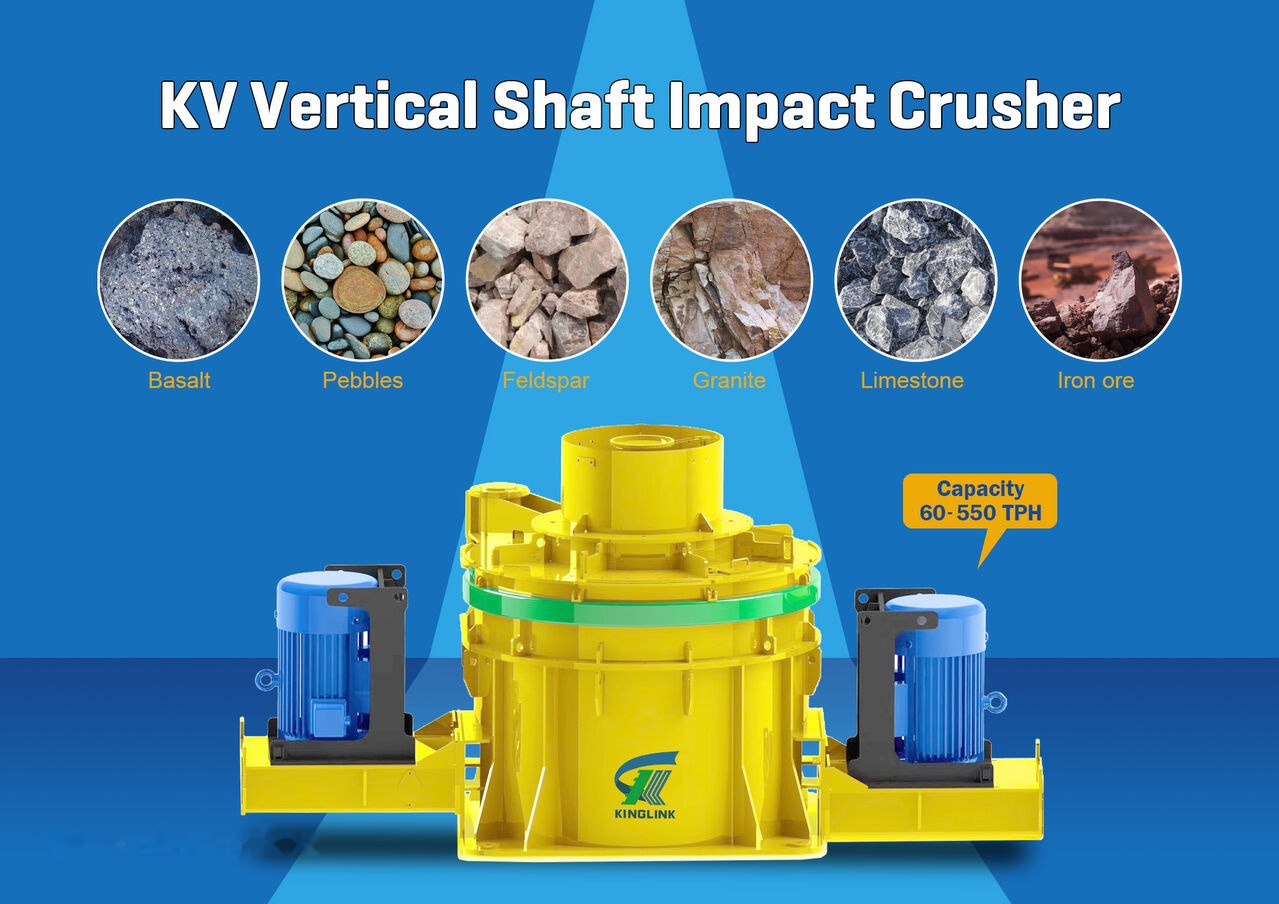Kinglink KV85 Vertical Shaft Impact (VSI) Crusher - Трошачка: снимка 1 Kinglink KV85 Vertical Shaft Impact (VSI) Crusher - Трошачка: снимка 1