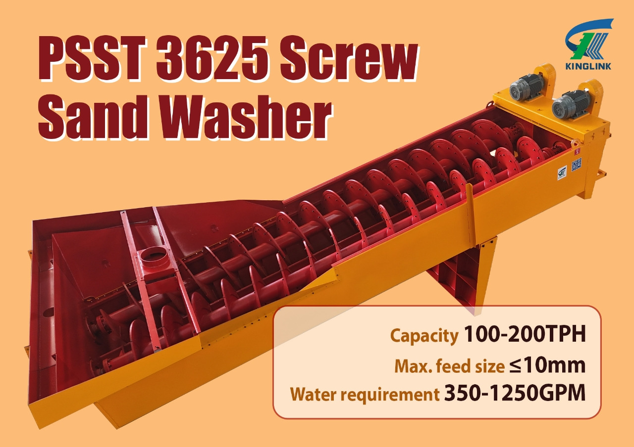 Kinglink TTSW3625 Fine Material Washer | Sand Screw Washer - Пресевна инсталация: снимка 1 Kinglink TTSW3625 Fine Material Washer | Sand Screw Washer - Пресевна инсталация: снимка 1