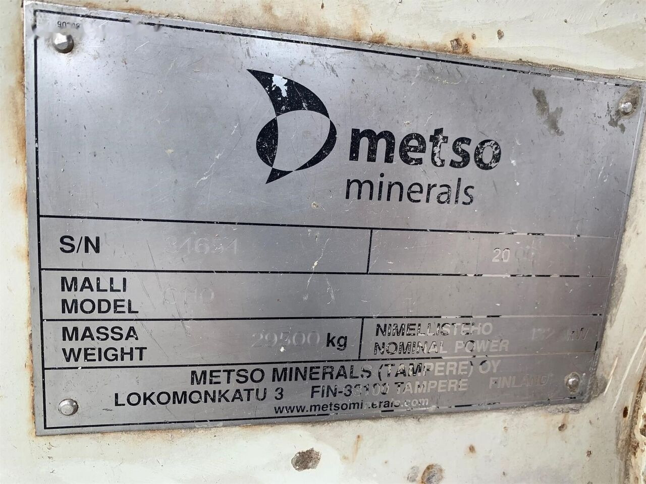 Конусна трошачка Metso Original C110 Jaw Crusher: снимка 6 Конусна трошачка Metso Original C110 Jaw Crusher: снимка 6