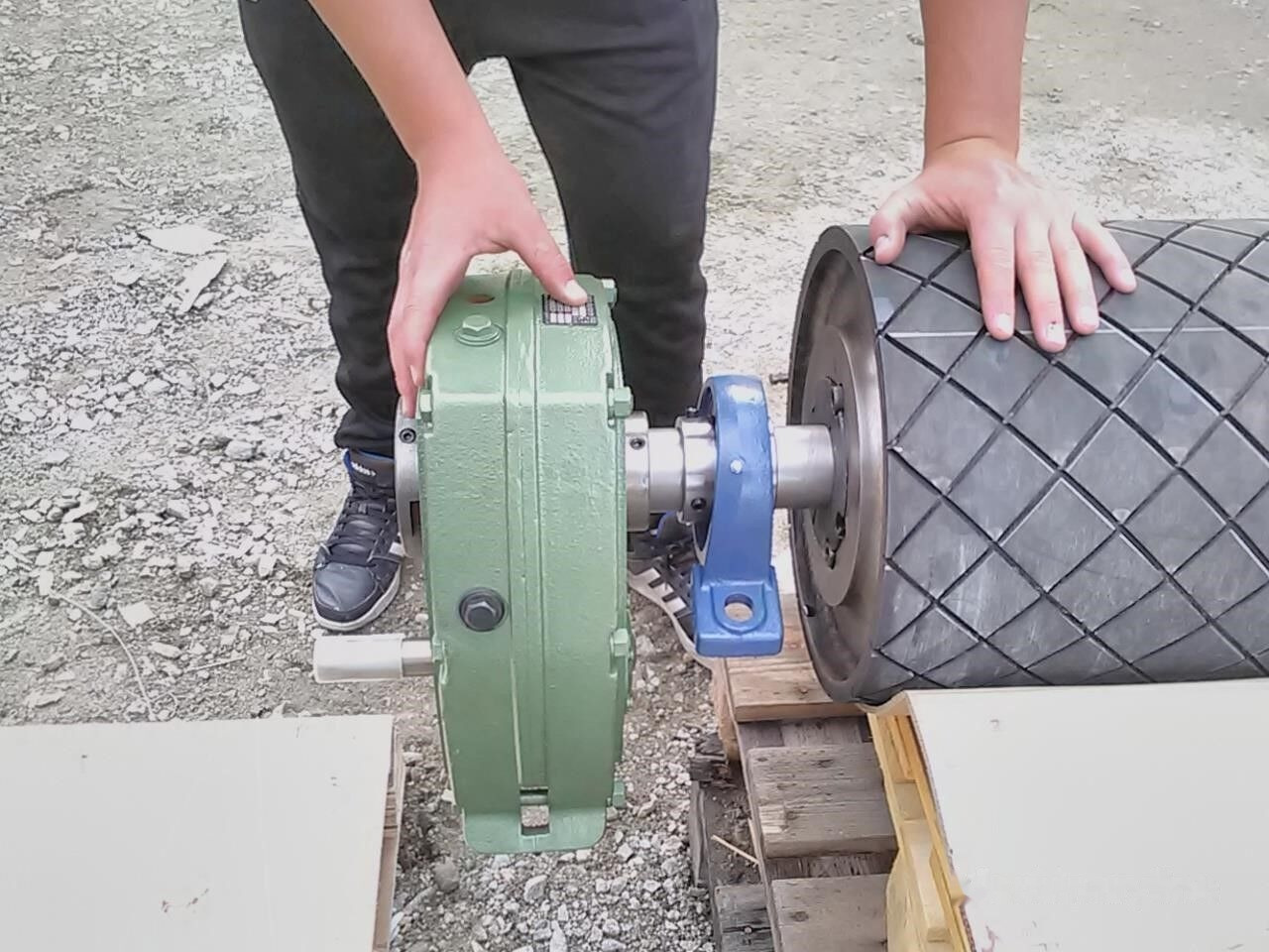 For KINGLINK B1200 belt conveyor - Двигател и части: снимка 1 For KINGLINK B1200 belt conveyor - Двигател и части: снимка 1