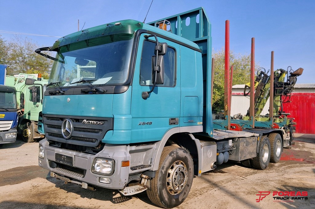 MERCEDES-BENZ ACTROS 2648 6x4 - Камион за дърва, Камион с кран: снимка 3 MERCEDES-BENZ ACTROS 2648 6x4 - Камион за дърва, Камион с кран: снимка 3