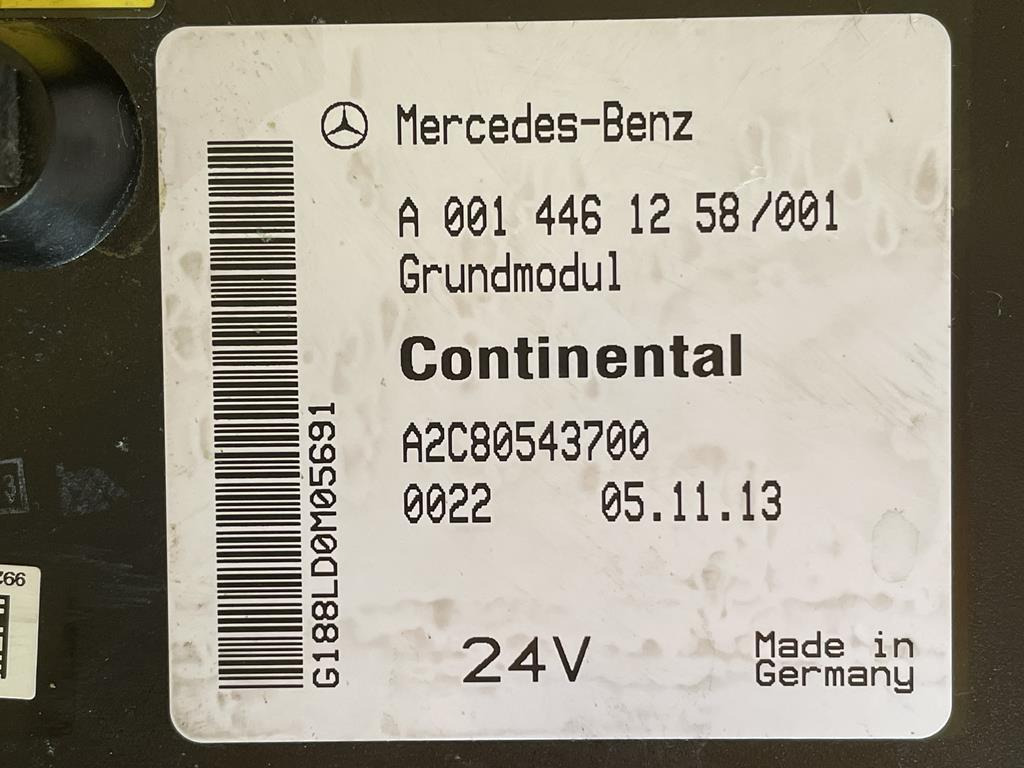 MERCEDES-BENZ ACTROS GRUNDMODUL - A 000 446 1258 - Предпазител за Камион: снимка 3 MERCEDES-BENZ ACTROS GRUNDMODUL - A 000 446 1258 - Предпазител за Камион: снимка 3