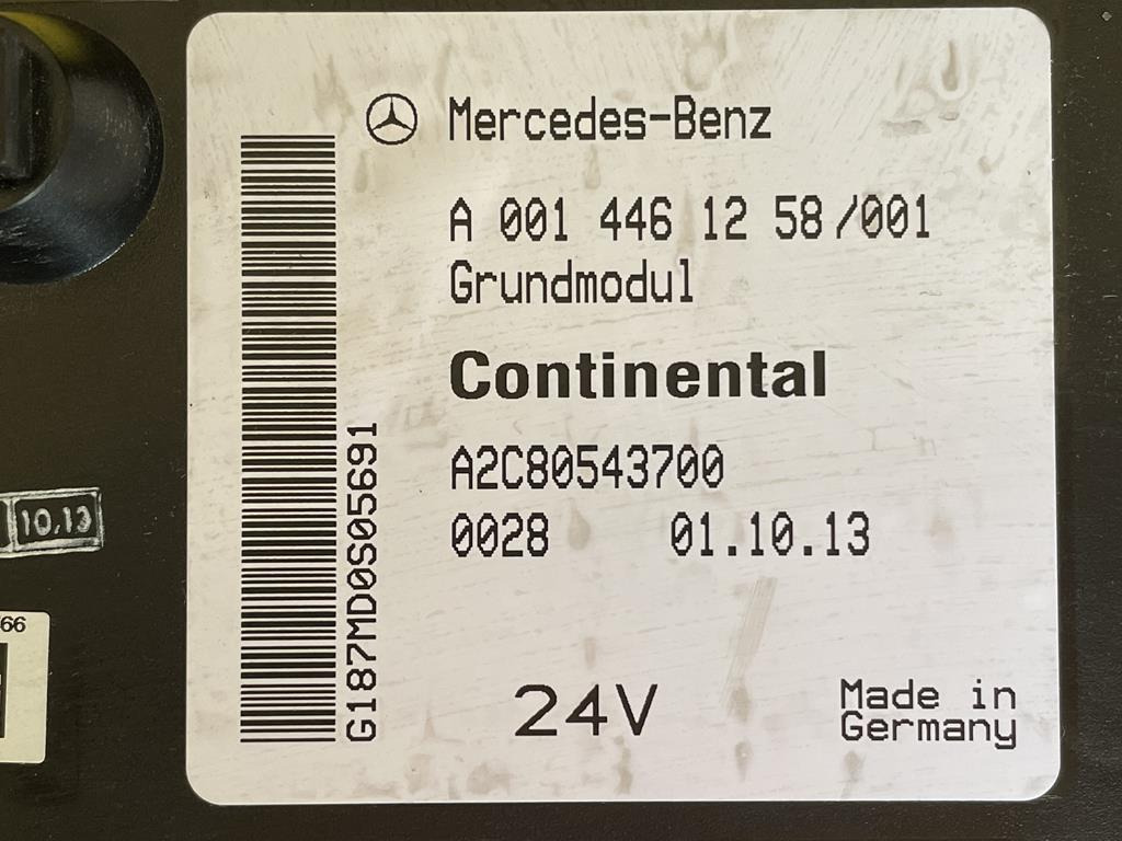 MERCEDES-BENZ ACTROS GRUNDMODUL - A 000 446 1258 - Предпазител за Камион: снимка 3 MERCEDES-BENZ ACTROS GRUNDMODUL - A 000 446 1258 - Предпазител за Камион: снимка 3