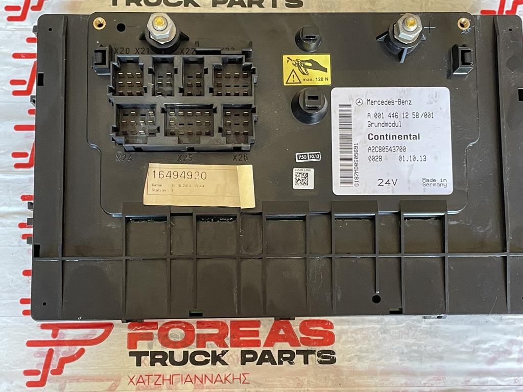 MERCEDES-BENZ ACTROS GRUNDMODUL - A 000 446 1258 - Предпазител за Камион: снимка 2 MERCEDES-BENZ ACTROS GRUNDMODUL - A 000 446 1258 - Предпазител за Камион: снимка 2