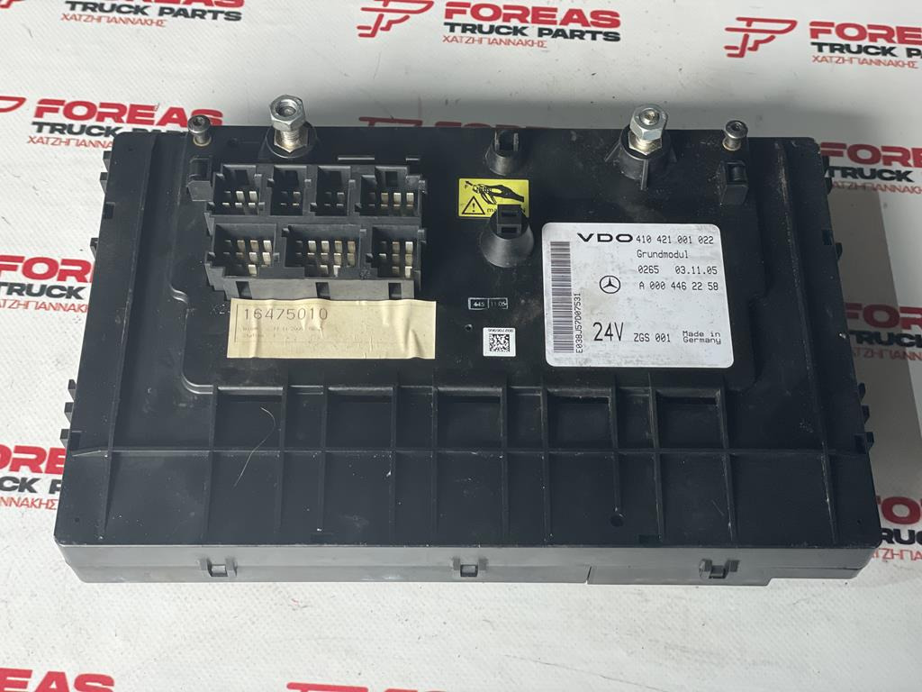 MERCEDES-BENZ ACTROS GRUNDMODUL - A 000 446 22 58 - Предпазител за Камион: снимка 2 MERCEDES-BENZ ACTROS GRUNDMODUL - A 000 446 22 58 - Предпазител за Камион: снимка 2