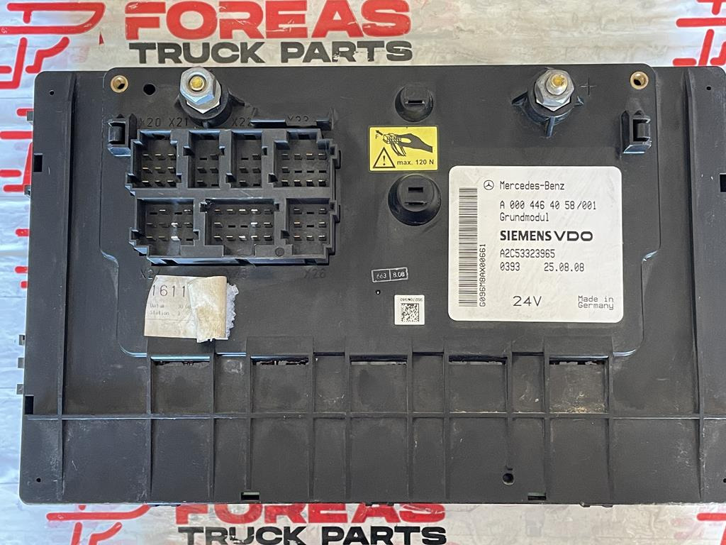 MERCEDES-BENZ ACTROS GRUNDMODUL - A 000 446 40 58 - Предпазител за Камион: снимка 2 MERCEDES-BENZ ACTROS GRUNDMODUL - A 000 446 40 58 - Предпазител за Камион: снимка 2