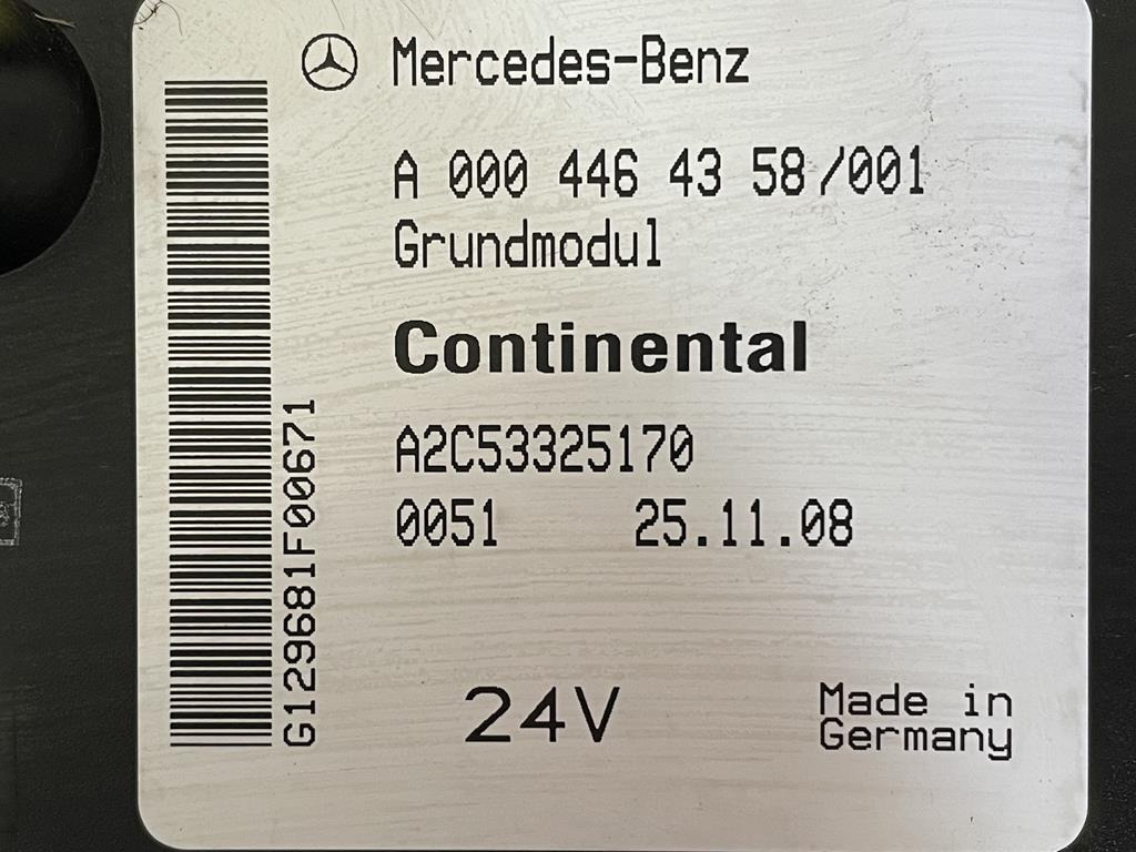 MERCEDES-BENZ ACTROS GRUNDMODUL - A 000 446 4358 - Предпазител за Камион: снимка 3 MERCEDES-BENZ ACTROS GRUNDMODUL - A 000 446 4358 - Предпазител за Камион: снимка 3