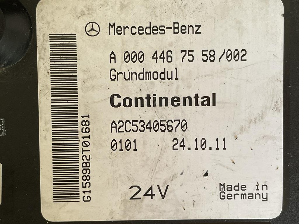 MERCEDES-BENZ ACTROS GRUNDMODUL - A 000 446 7558 - Предпазител за Камион: снимка 3 MERCEDES-BENZ ACTROS GRUNDMODUL - A 000 446 7558 - Предпазител за Камион: снимка 3