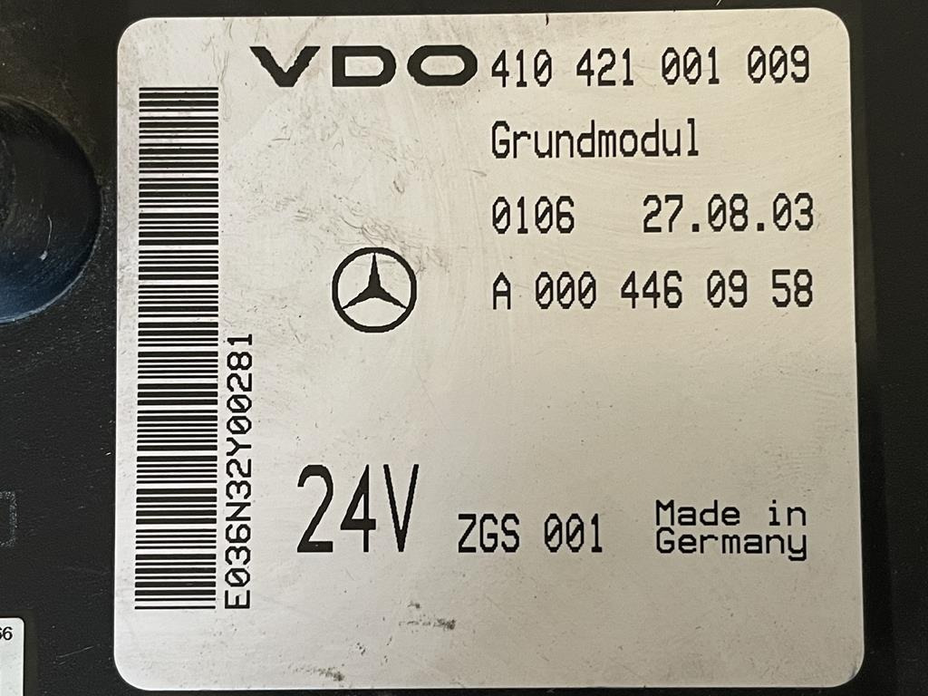 MERCEDES-BENZ ACTROS MP2 GRUNDMODUL - A 000 446 0958 - Предпазител за Камион: снимка 3 MERCEDES-BENZ ACTROS MP2 GRUNDMODUL - A 000 446 0958 - Предпазител за Камион: снимка 3
