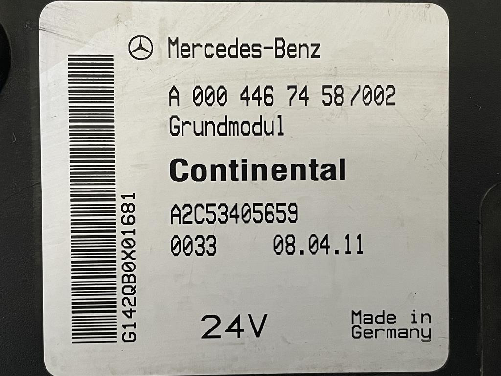 MERCEDES-BENZ ACTROS MP2 GRUNDMODUL - A 000 446 7458 - Предпазител за Камион: снимка 3 MERCEDES-BENZ ACTROS MP2 GRUNDMODUL - A 000 446 7458 - Предпазител за Камион: снимка 3