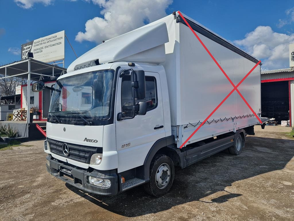 MERCEDES-BENZ ATEGO 816 - Камион с брезент: снимка 1 MERCEDES-BENZ ATEGO 816 - Камион с брезент: снимка 1