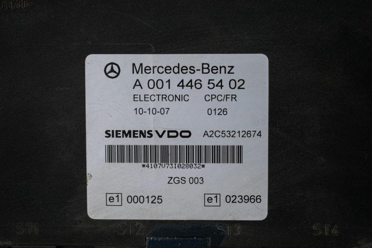 MERCEDES-BENZ CPC/FR - A0014465402 - Блок за управление за Камион: снимка 3 MERCEDES-BENZ CPC/FR - A0014465402 - Блок за управление за Камион: снимка 3