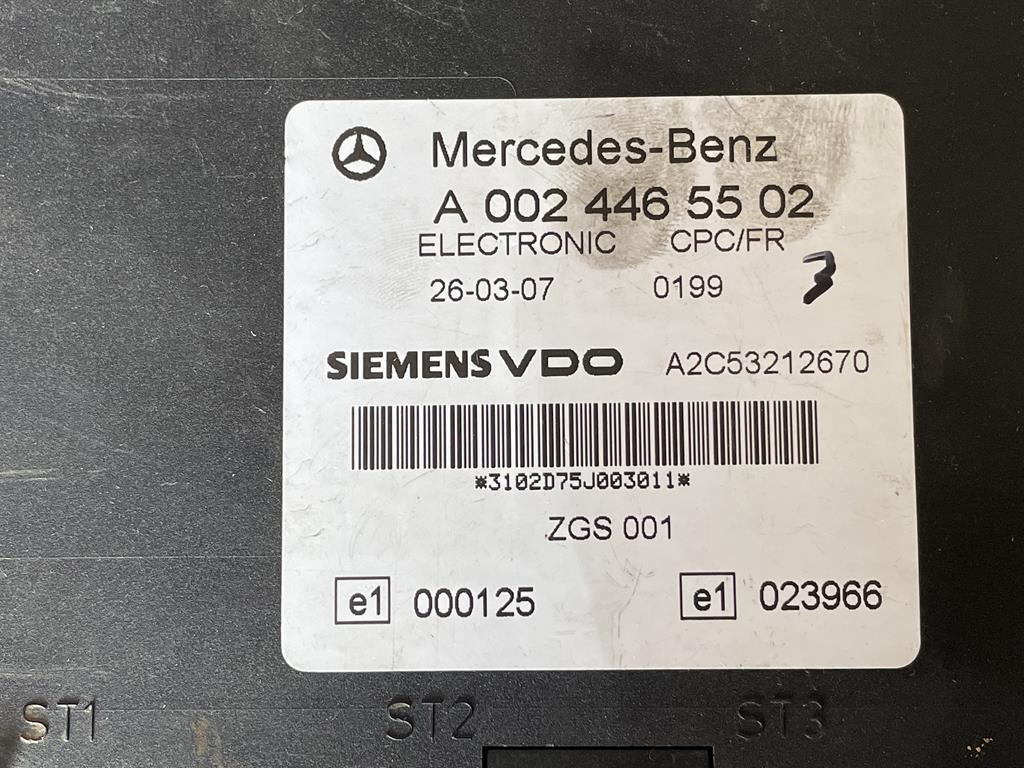 MERCEDES-BENZ CPC/FR - A0024465502 - Блок за управление за Камион: снимка 2 MERCEDES-BENZ CPC/FR - A0024465502 - Блок за управление за Камион: снимка 2