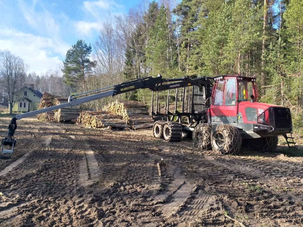 Форвардер Komatsu 855: снимка 9