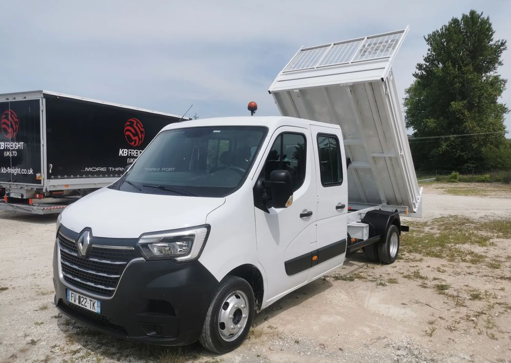 Renault Master 2.3dCi-130KM Brygadówka wywrotka 48.800km przebieg kiper doka Dubel klimatyzacja - Бус самосвал: снимка 1 Renault Master 2.3dCi-130KM Brygadówka wywrotka 48.800km przebieg kiper doka Dubel klimatyzacja - Бус самосвал: снимка 1
