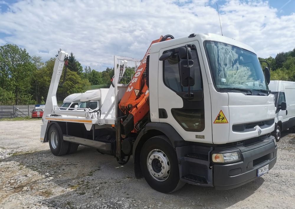 Renault Premium 270DCi + żuraw HDS Atlas 105.2 + Bramowiec MEILLER 12t Kontener - Мултилифт за контейнери камион, Камион с кран: снимка 2 Renault Premium 270DCi + żuraw HDS Atlas 105.2 + Bramowiec MEILLER 12t Kontener - Мултилифт за контейнери камион, Камион с кран: снимка 2