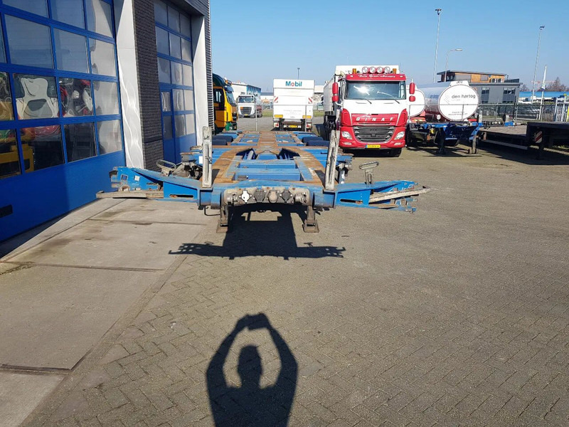 Контейнеровоз/ Сменна каросерия полуремарке Pacton T3-010 Multi chassis Liftas BPW drum: снимка 8