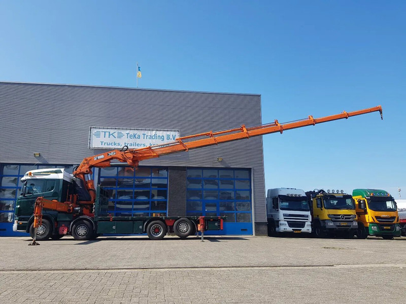 Scania R420 8x2 HIAB 800E-7 Hipro 80 ton/meter Winch Retarder - Бордови камион: снимка 3 Scania R420 8x2 HIAB 800E-7 Hipro 80 ton/meter Winch Retarder - Бордови камион: снимка 3