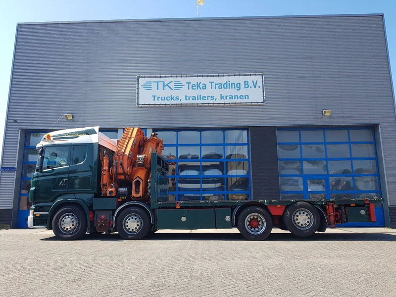Scania R420 8x2 HIAB 800E-7 Hipro 80 ton/meter Winch Retarder - Бордови камион: снимка 5 Scania R420 8x2 HIAB 800E-7 Hipro 80 ton/meter Winch Retarder - Бордови камион: снимка 5
